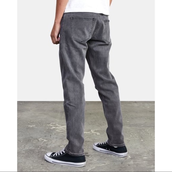 RVCA Daggers Denim Slim Straight Jeans - Picture 5 of 8